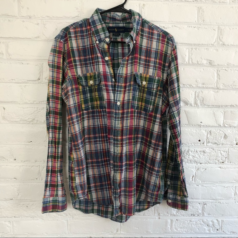 Men’s Ralph Lauren Classic Fit Button Down Shirt - Size Medium